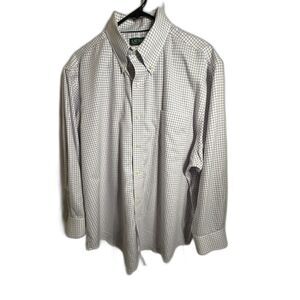 Lauren Ralph Lauren Men’s Classic Fit Non-Iron Check Dress Shirt 17.5 32/33
